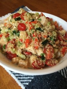 Chicken Quinoa Tomato Salad