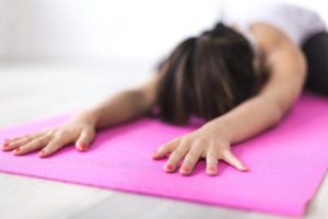 childs pose in yoga practice