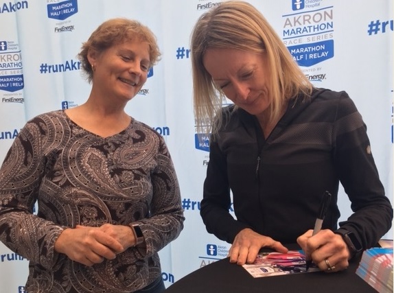 strengthening the mind with Deena Kastor at the Akron Marathon