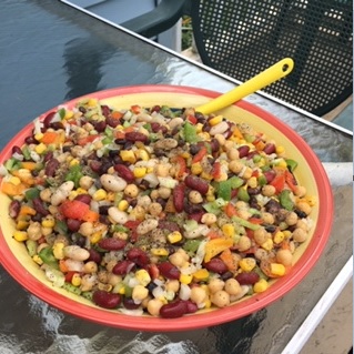 Beans and Vegetable Reunion Salad