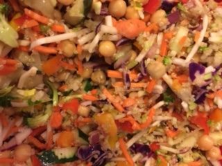 veggie challenge summer lake salad