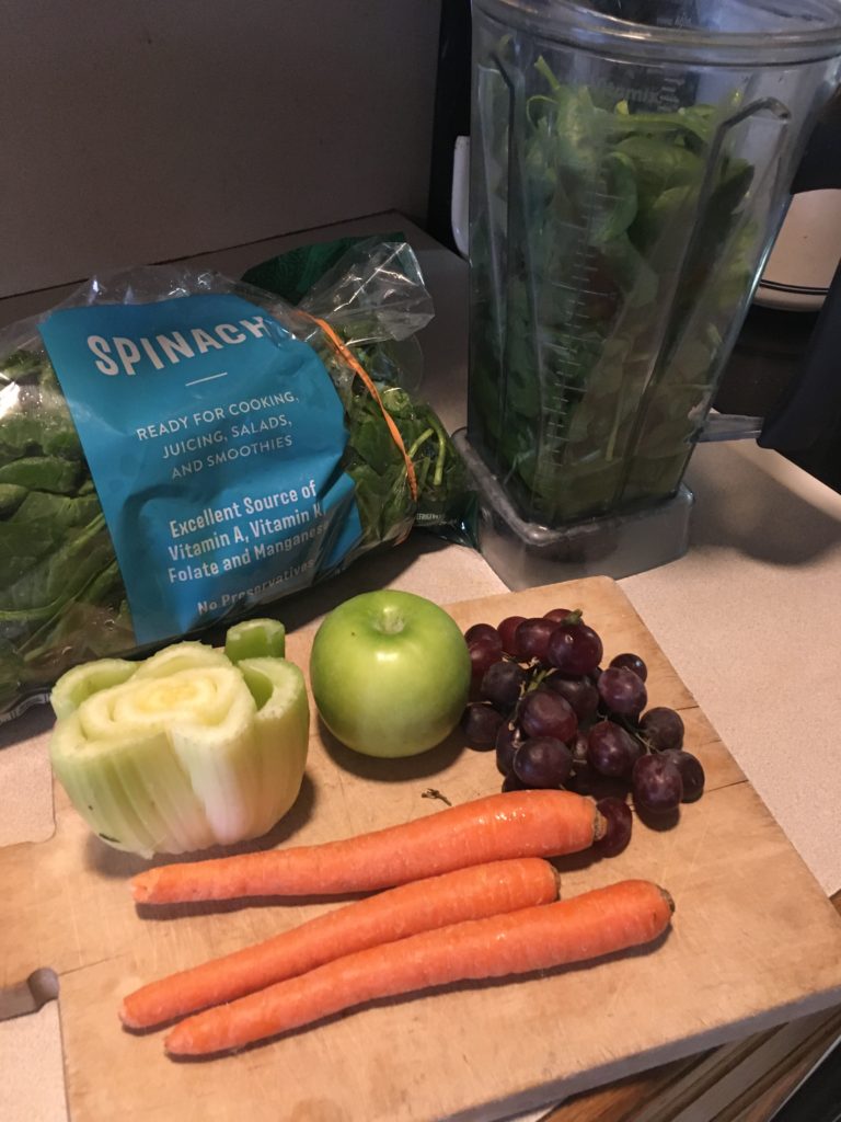 veggie and fruit smoothie