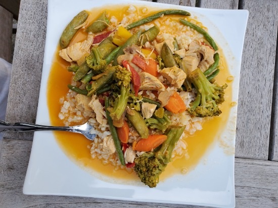 Easy Coconut Red Curry Chicken