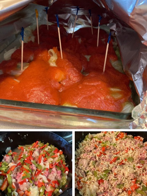 different version of stuffed cabbage rolls