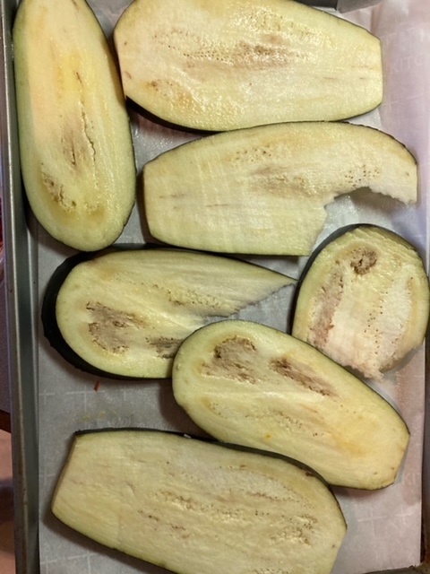 ides of march roasted eggplant