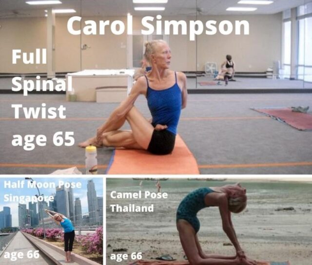 Rock Climbing and yoga with Carol Simpson