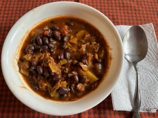 Making winter meals colorful - soup