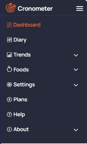 Tracking Food with Cronometer