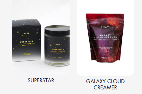 Mijanaturals - Superstar powder of superfoods. Galaxy Cloud Creamer for adding to your coffee.