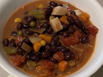 Vegetable Soup for a Cold Weekend